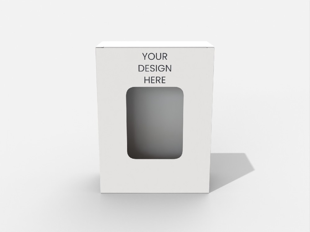 开窗盒-开窗反向插锁盒型设计结构图