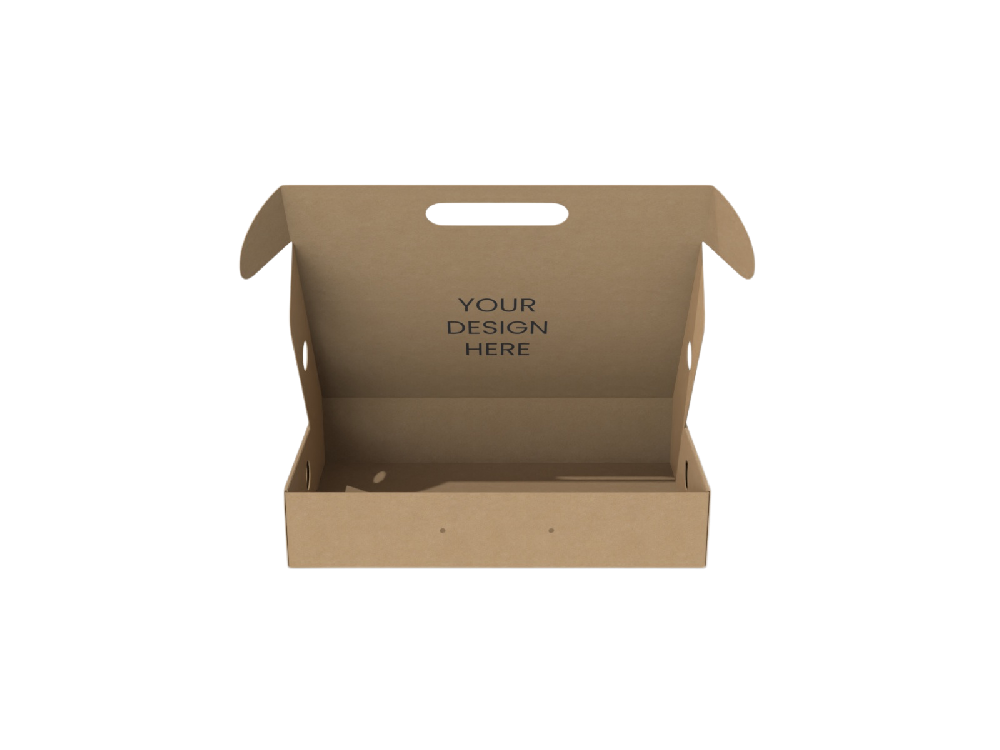 礼品包装印刷厂家- 手提绳飞机盒设计结构图